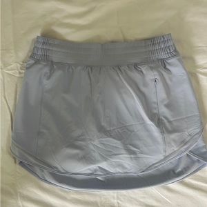 Lululemon Hotty Hot Skirt in Pastel Blue
